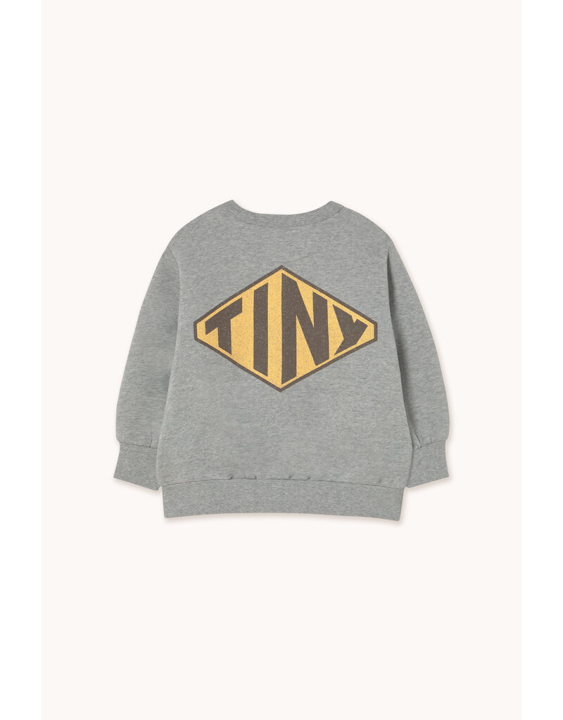 Tinycottons Diamond Tiny Graphic Sweatshirt Medium Grey Heather