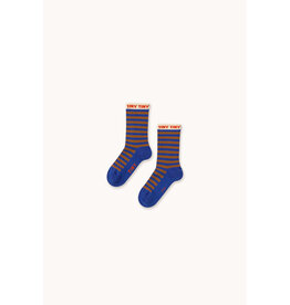 Tinycottons Stripes Short Height Socks Dark Blue