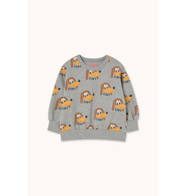 Tinycottons Dogs Sweatshirt Medium Grey Heather