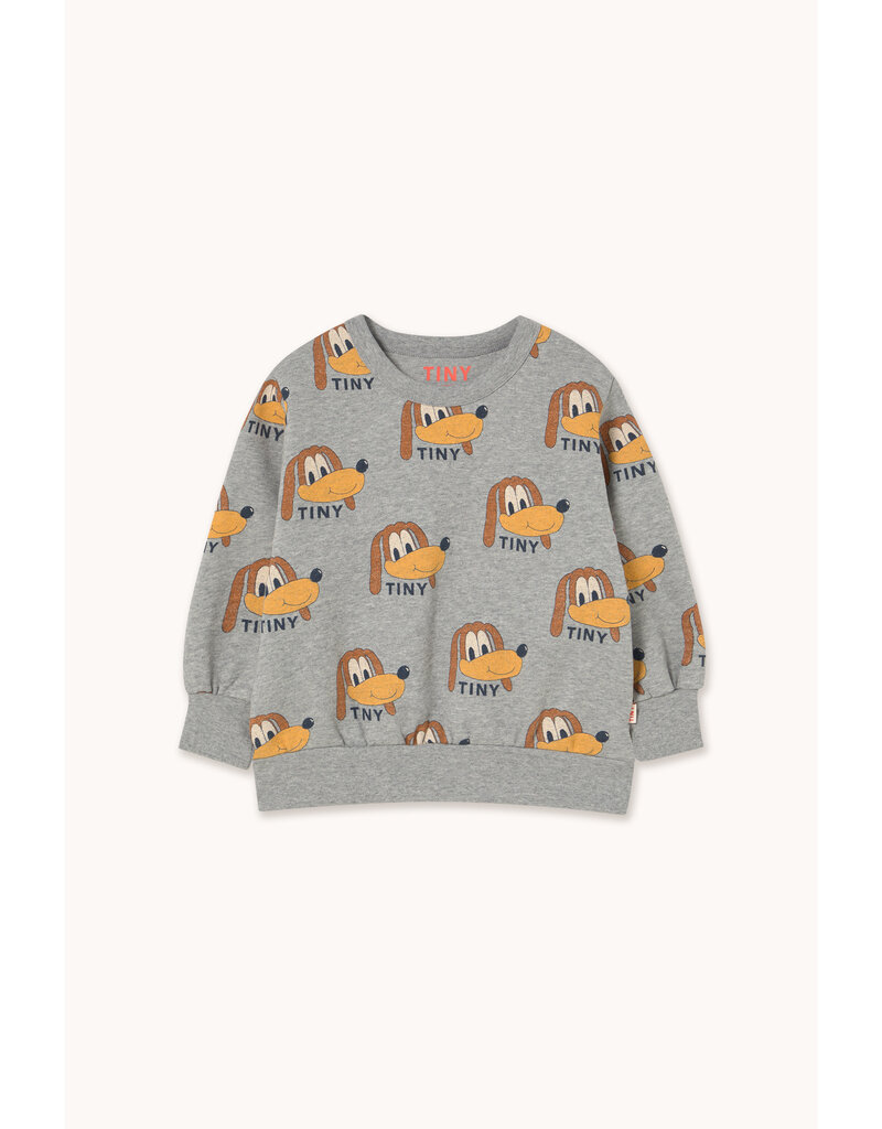 Tinycottons Dogs Sweatshirt Medium Grey Heather