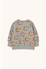 Tinycottons Dogs Sweatshirt Medium Grey Heather