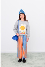 Tinycottons Flower Graphic Sweatshirt Medium Grey Heather