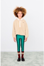 Tinycottons Tiny Logo Shiny Leggings Dark Green