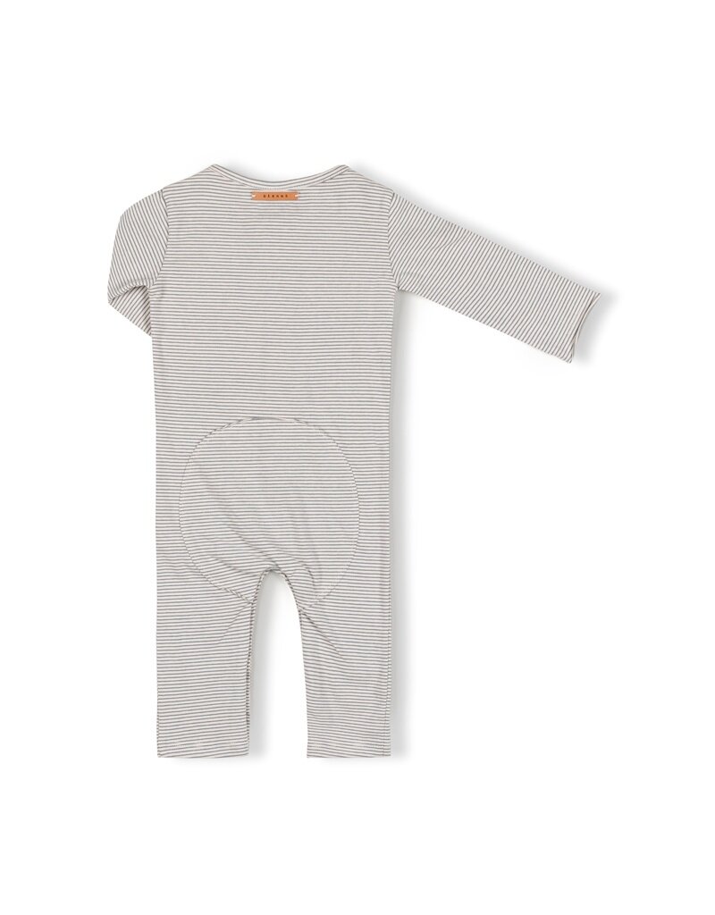 Nixnut Butt Onesie Storm Stripe