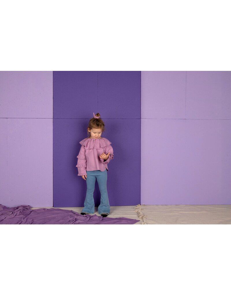 Nixnut Les Top Lila Checkered