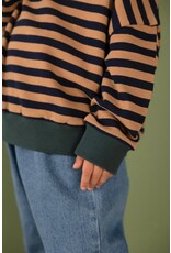 Nixnut Rel Sweater Navy Stripe