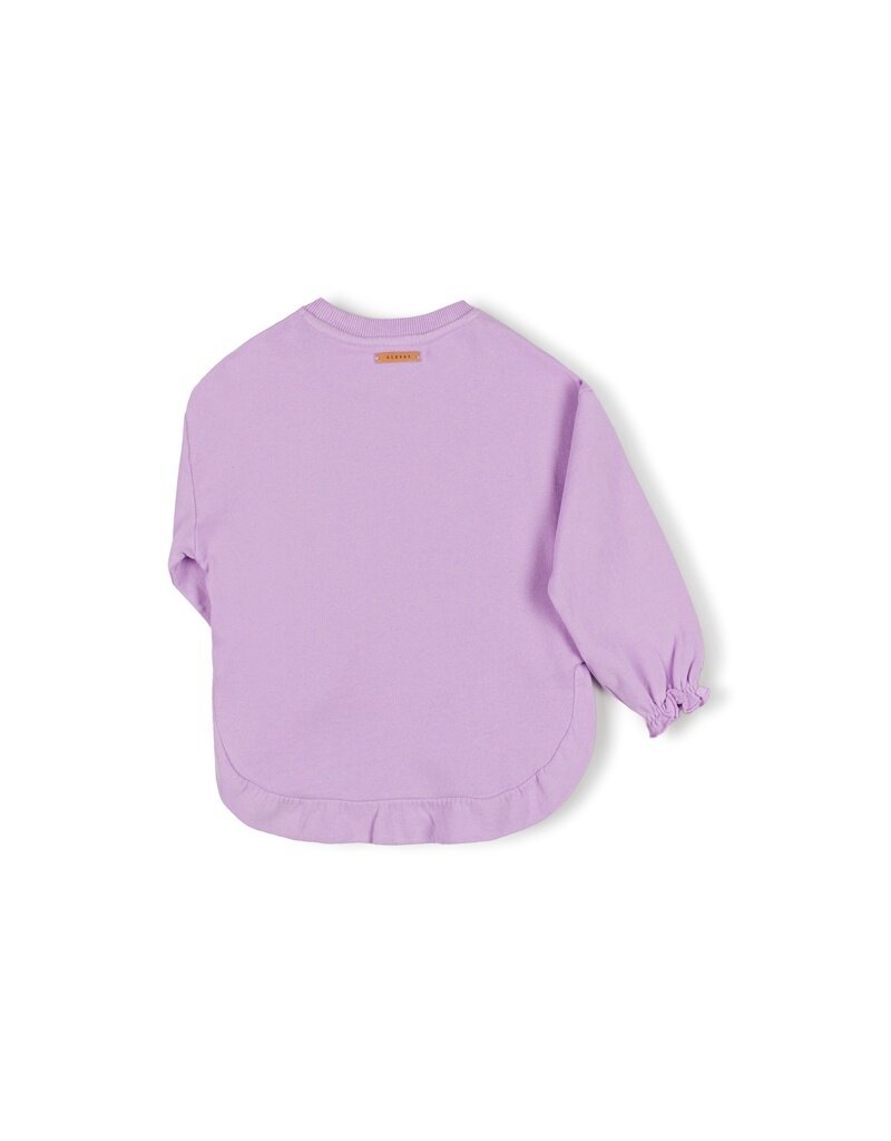 Nixnut Ruffled Sweater Lila