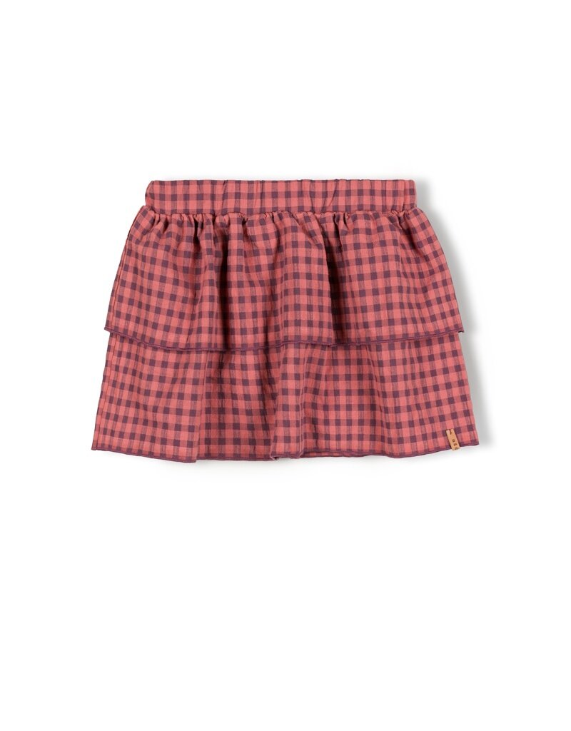 Nixnut Ply Skirt Spice Checkered