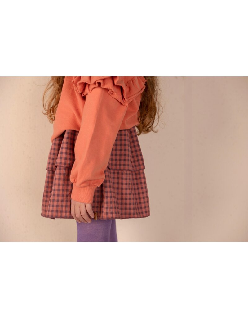 Nixnut Ply Skirt Spice Checkered