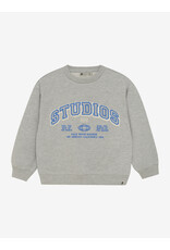 Daily Seven Oversized Sweater Artwork Grey