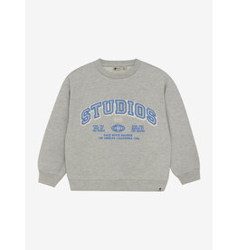 Daily Seven Oversized Sweater Artwork Grey