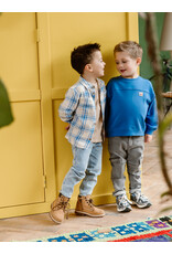 Daily Seven Oversized Sweater Textprint