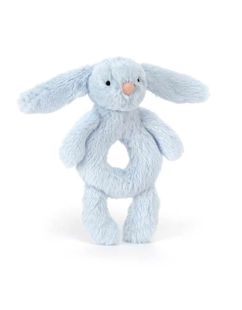 Jellycat Bashful Bunny Ring Rattle Baby Blue