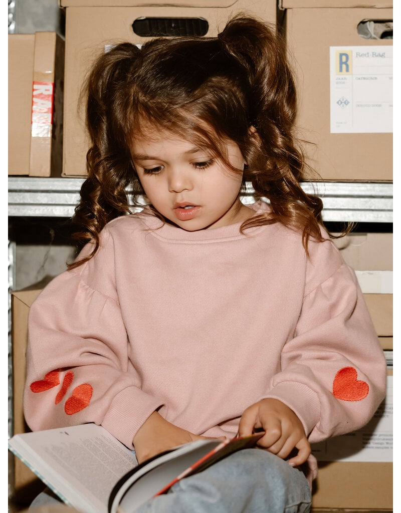 Daily Seven Sweater Heart Embroidery