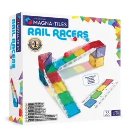 MAGNA-TILES Rail Racers 33-Piece Set