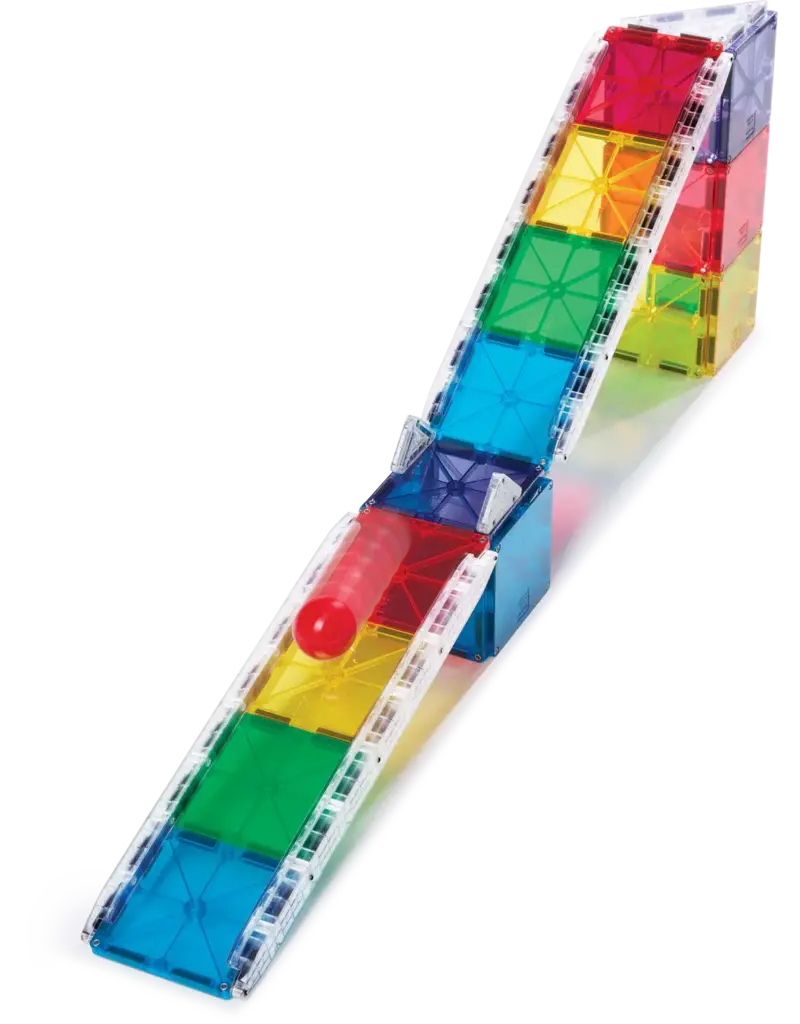 MAGNA-TILES Rail Racers 33-Piece Set