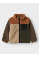 name it Monico Teddy Jacket Toasted Coconut