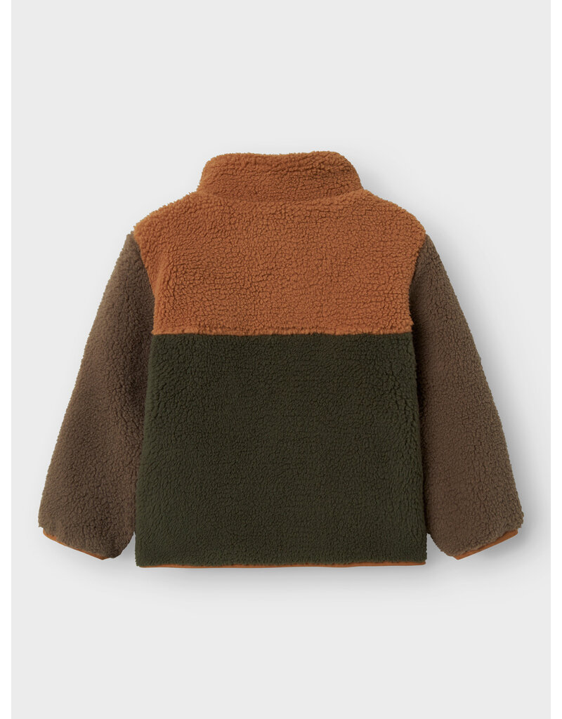 name it Monico Teddy Jacket Toasted Coconut