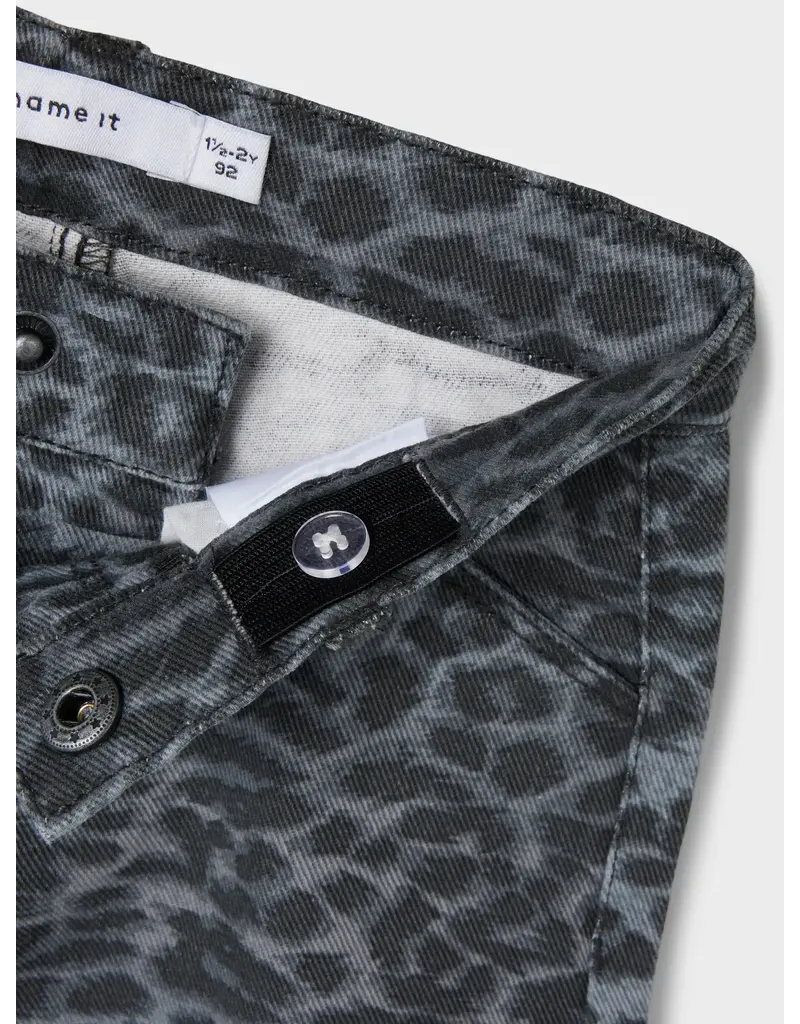 name it Bella Mom Pants Mini Night Owl Grey Leopard