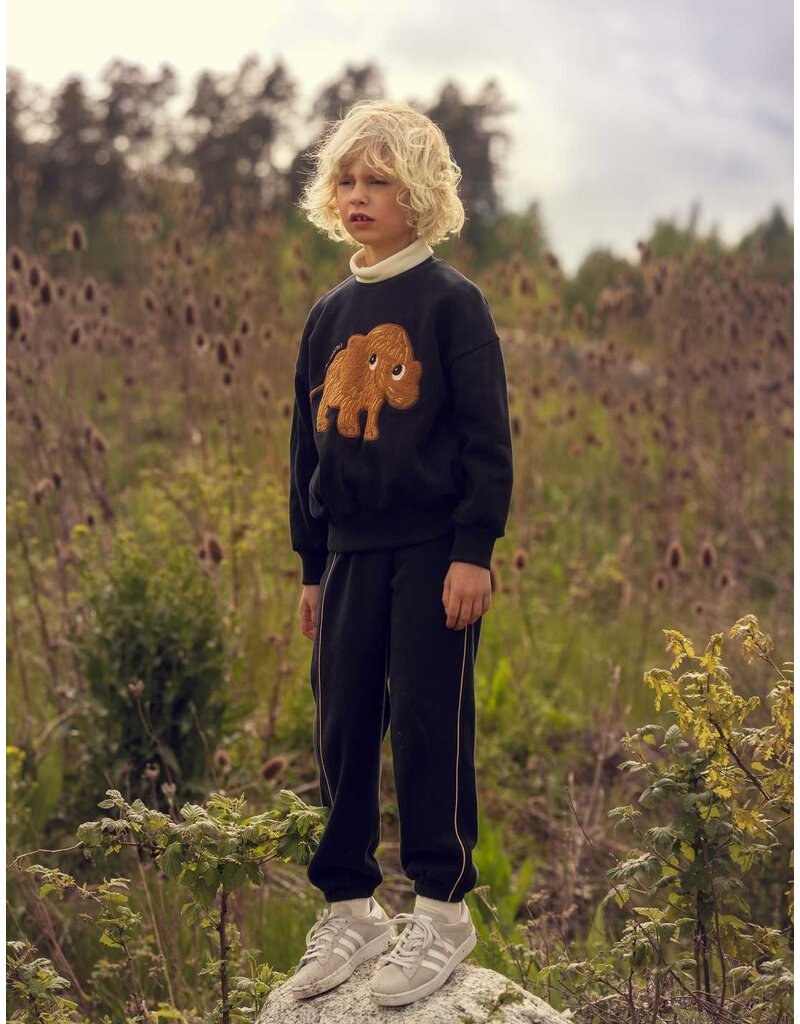 Mini Rodini Plain piping sweatpants