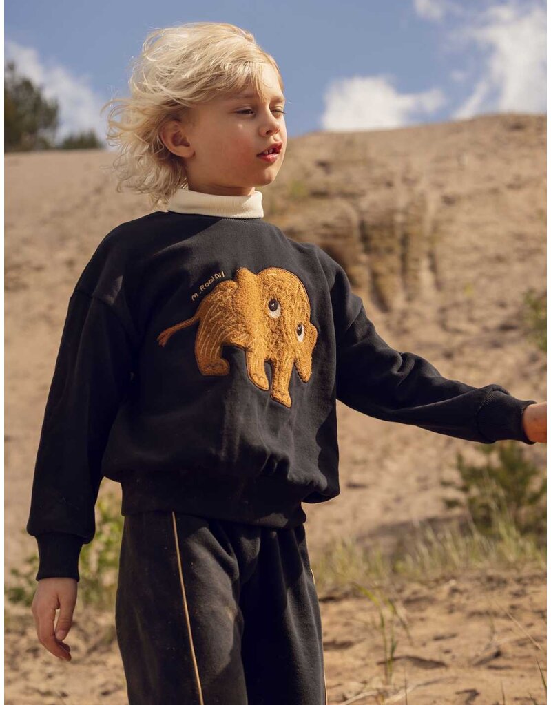 Mini Rodini Plain piping sweatpants