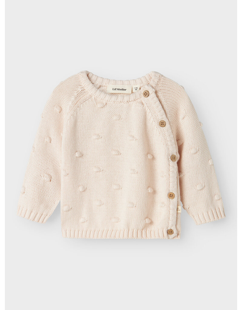 Lil' Atelier Gable Wrap Knit Pastel Parchment