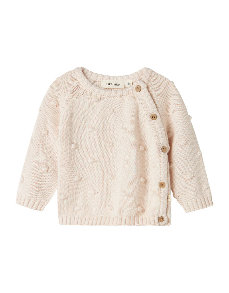 Lil' Atelier Gable Wrap Knit Pastel Parchment