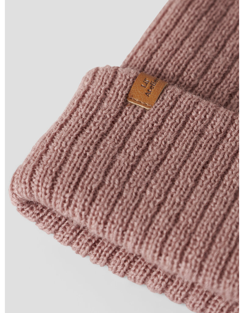 Lil' Atelier Nanson Knit Hat Wool Kids Misty Rose