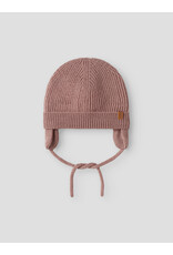 Lil' Atelier Nanson Knit Hat Baby Misty Rose