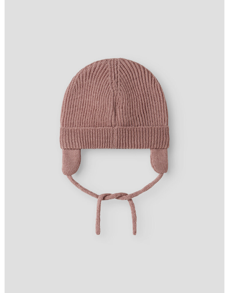 Lil' Atelier Nanson Knit Hat Baby Misty Rose