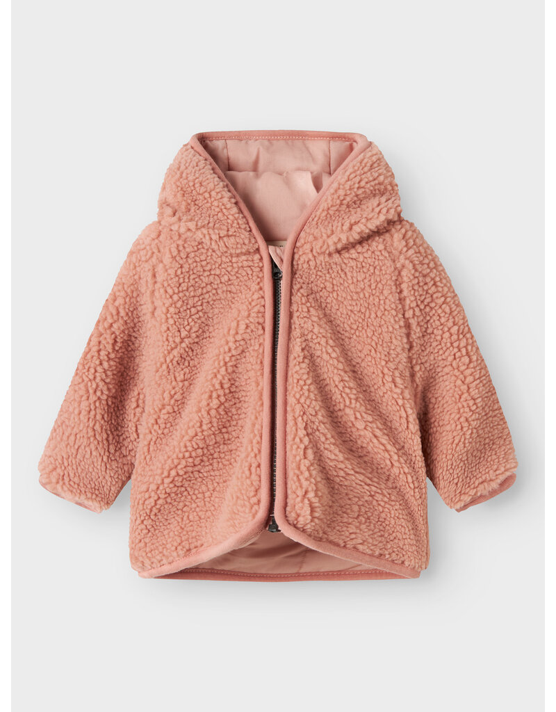Lil' Atelier Nalo Sherpa Jacket Misty Rose
