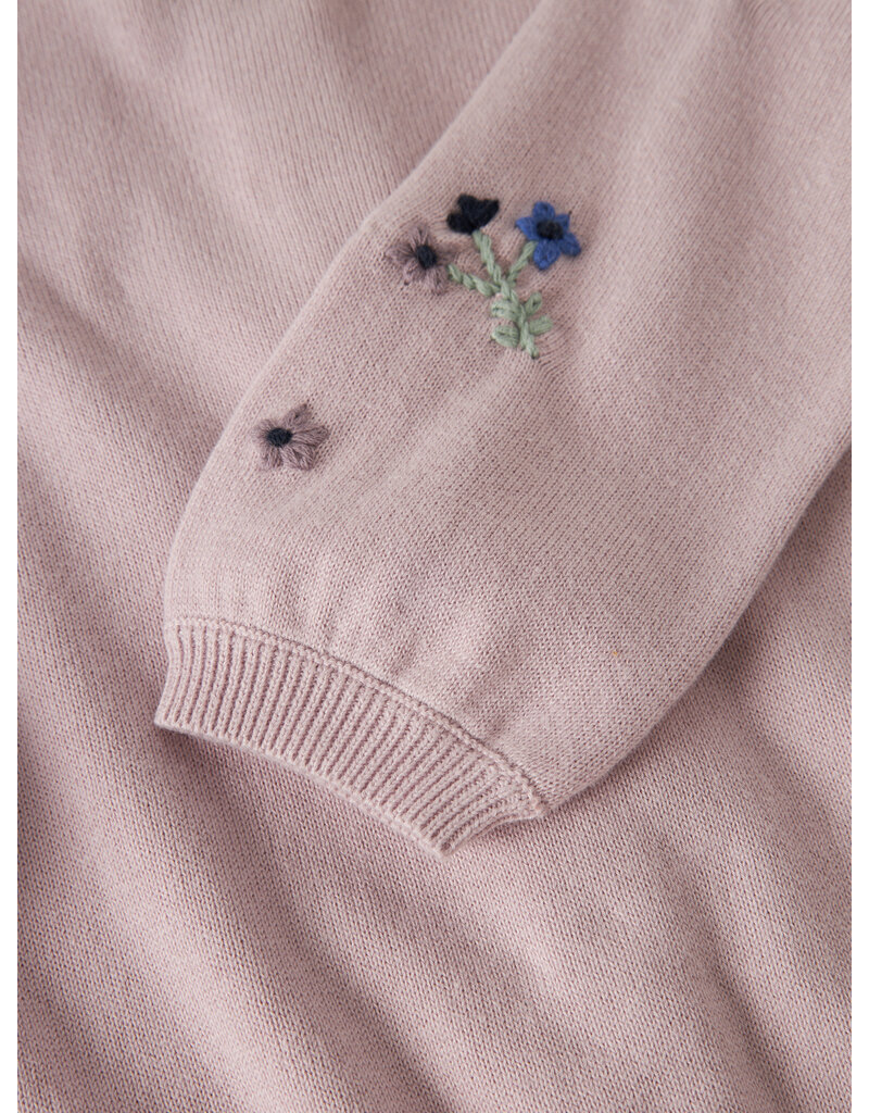 name it Nussy Knit Cardigan Burnished Lilac