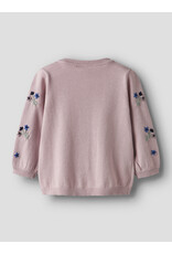 name it Nussy Knit Cardigan Burnished Lilac