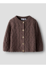 name it Najsa Knit Cardigan Peppercorn