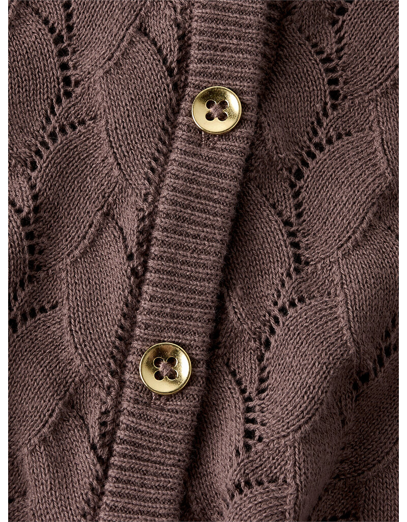 name it Najsa Knit Cardigan Peppercorn