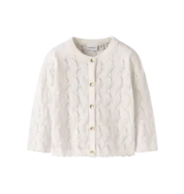 name it Najsa Knit Cardigan Cloud Dancer