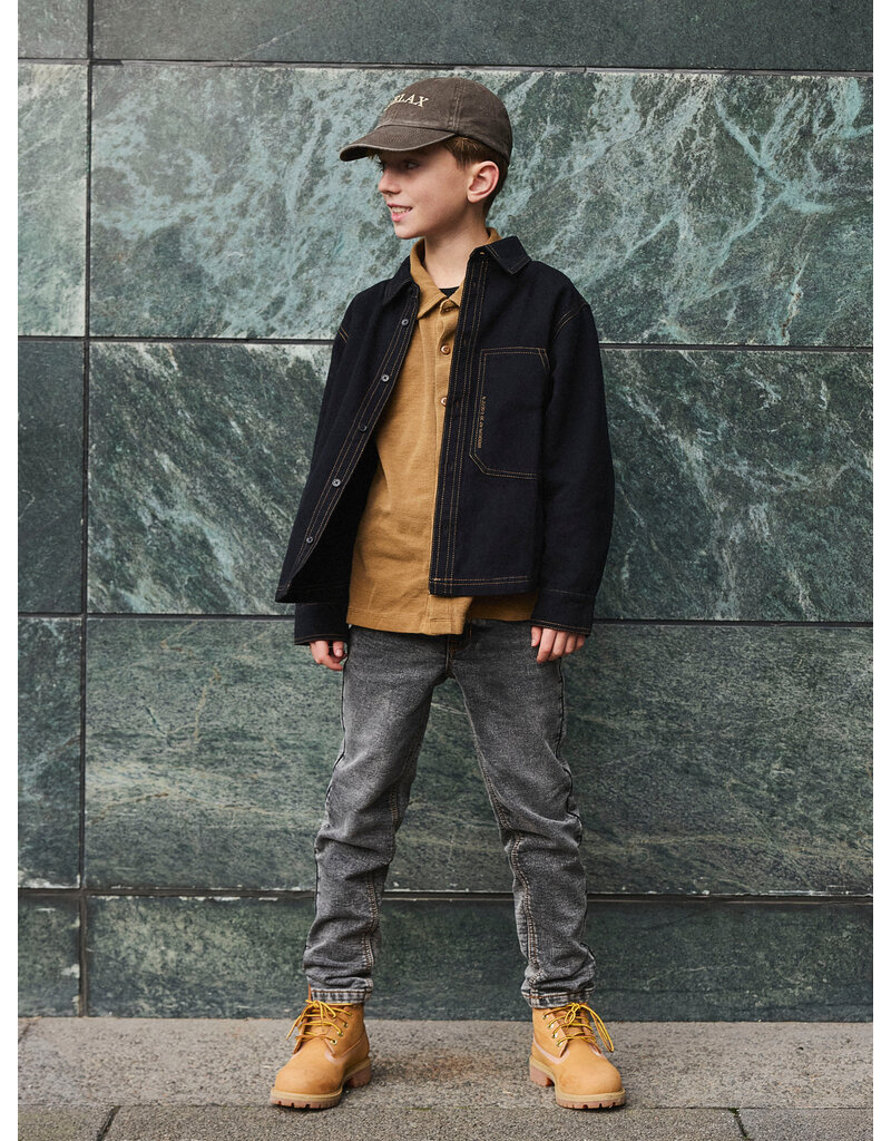 name it Silas Tap Jeans Dark Grey Denim
