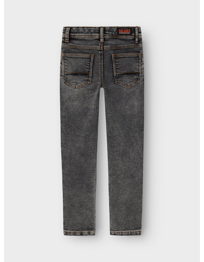 name it Silas Tap Jeans Dark Grey Denim