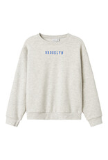 name it Nevea Sweater Light Grey Melange