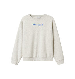 name it Nevea Sweater Light Grey Melange