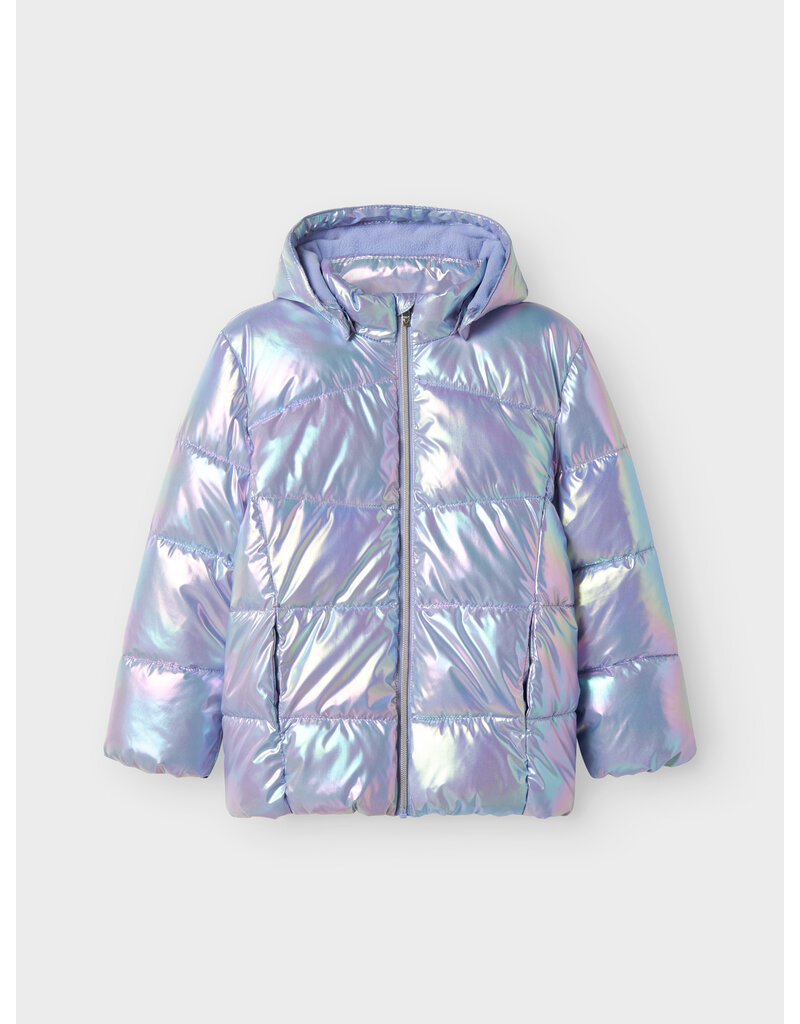name it Molina Puffer Jacket Kids Pastel Lilac