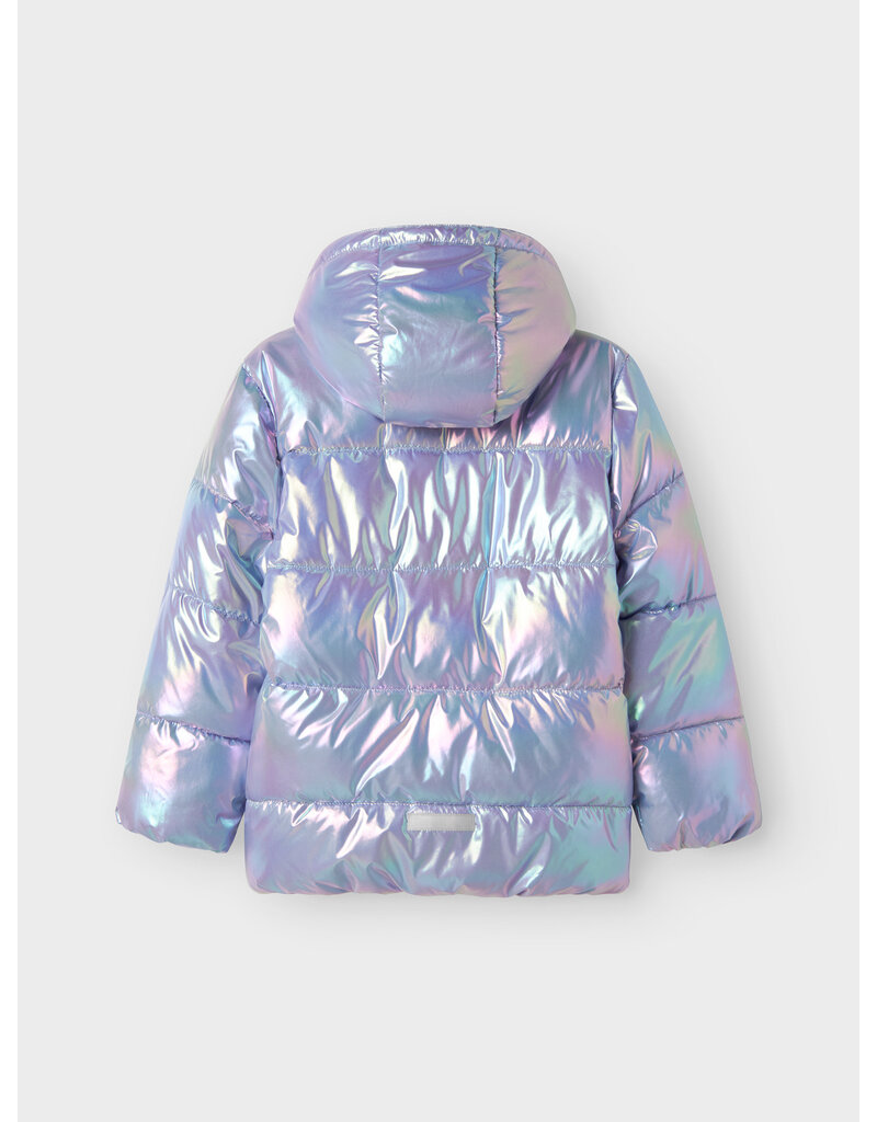 name it Molina Puffer Jacket Kids Pastel Lilac