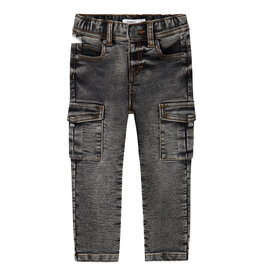 name it Silas Slim Cargo Dark Grey Denim