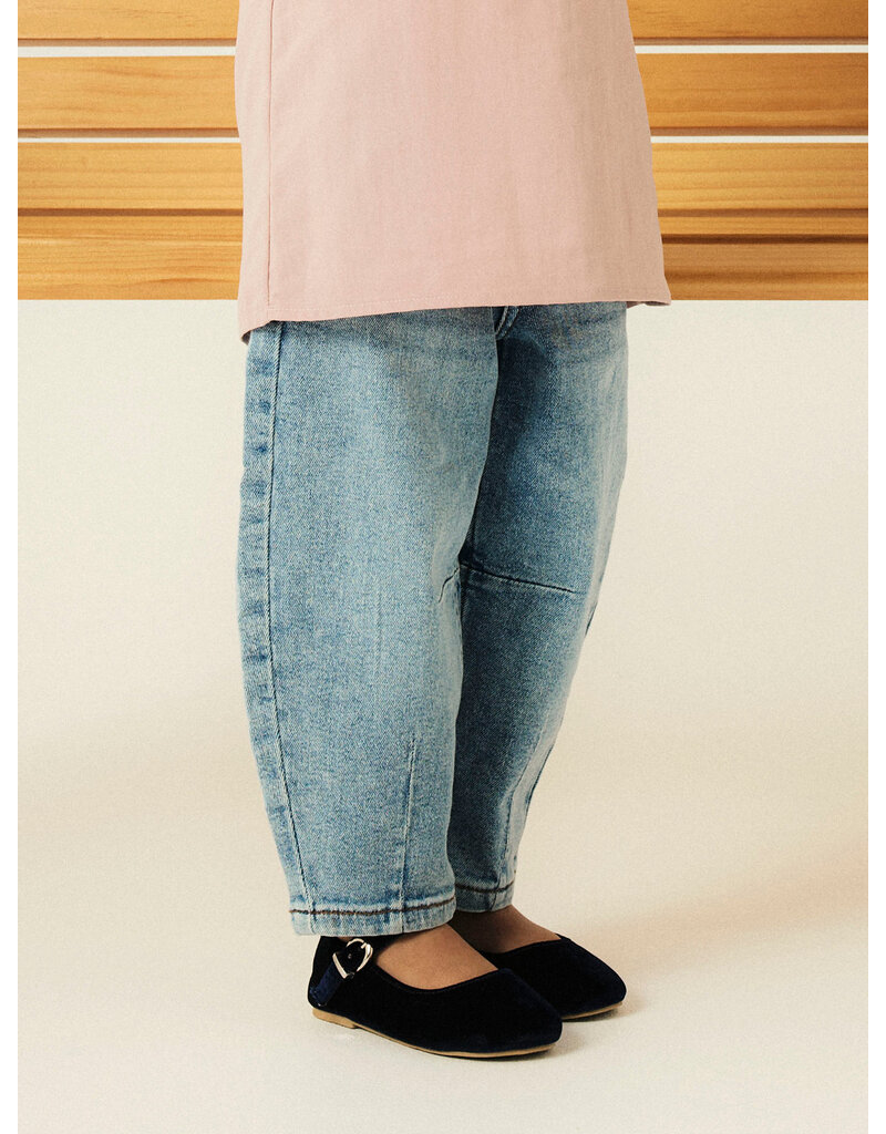 name it Bella Balloon Jeans Medium Blue
