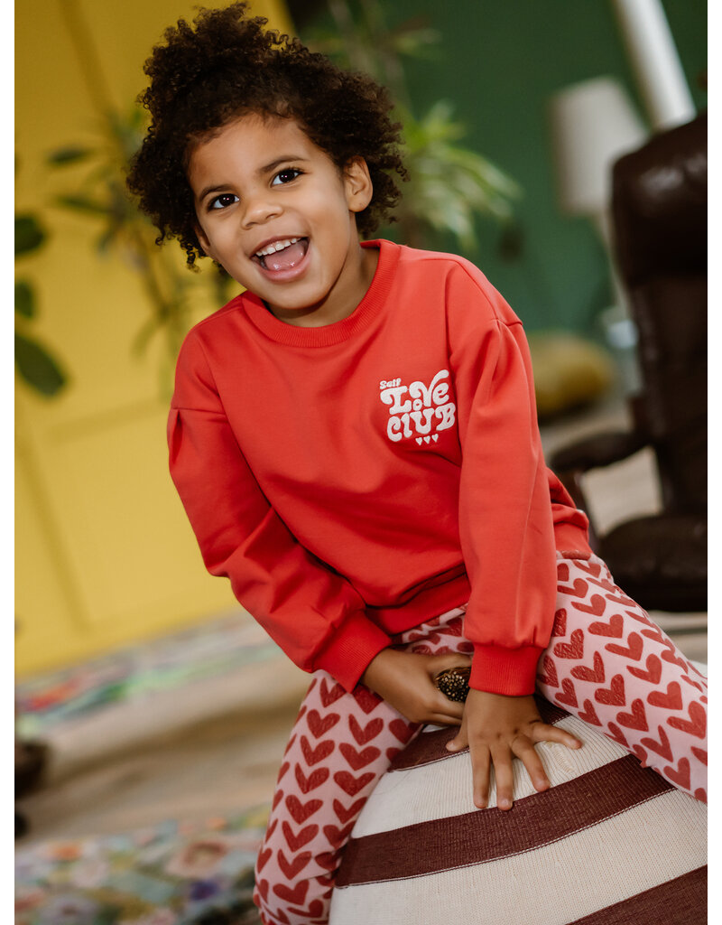 Daily Seven Sweater Brushed Print