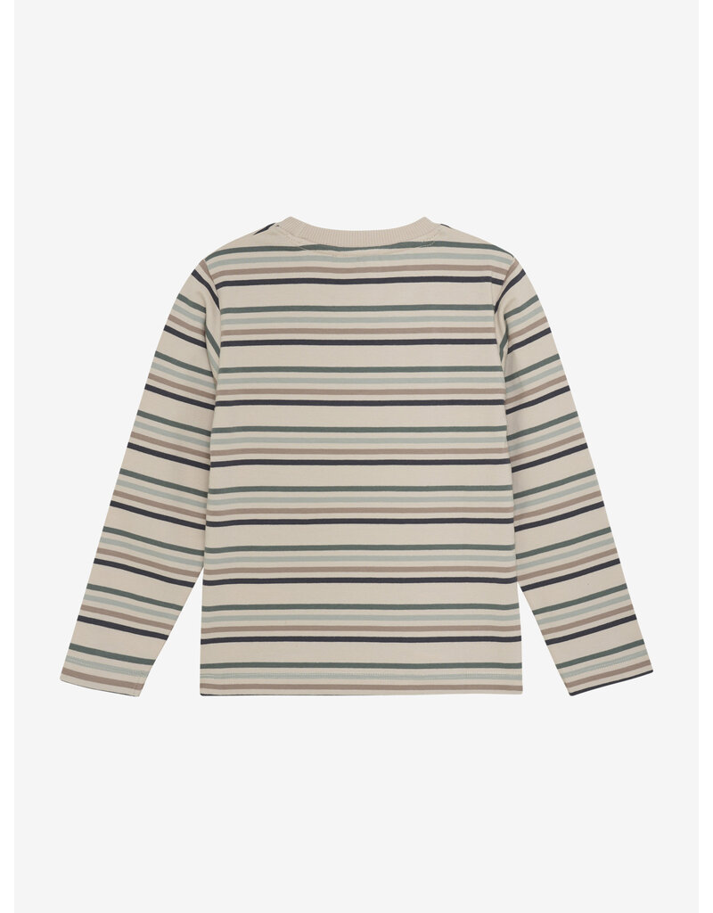 En Fant T-shirt LS Stripe Balsam Green Kids