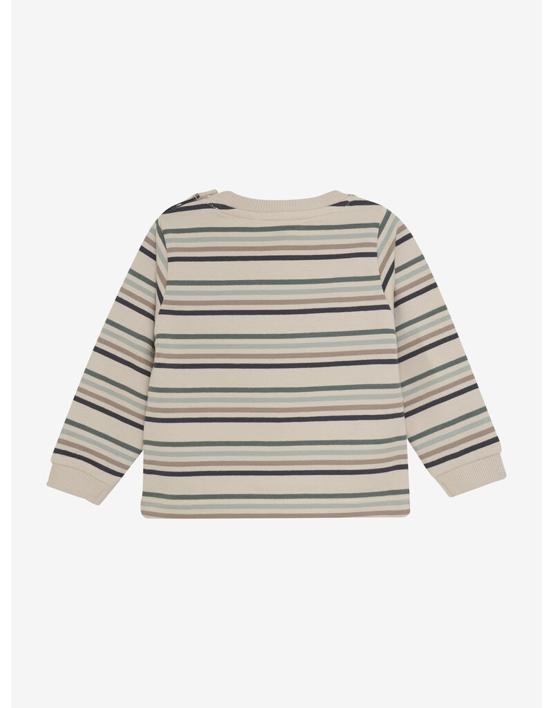 En Fant T-shirt LS Stripe Baby Balsam Green