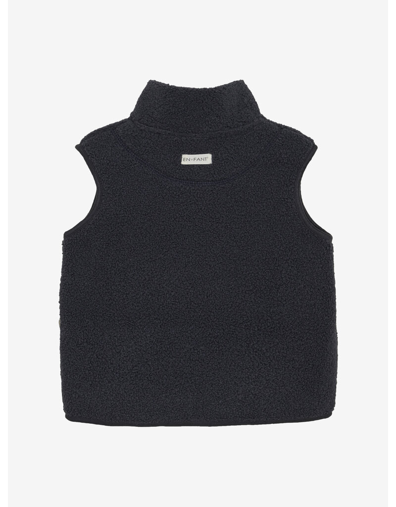 En Fant Waistcoat Teddy Ebony