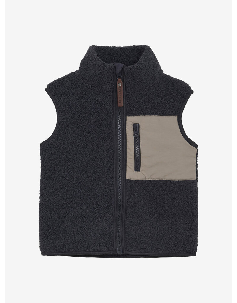 En Fant Waistcoat Teddy Ebony