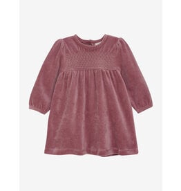 En Fant Dress Velour Nostalgia Rose